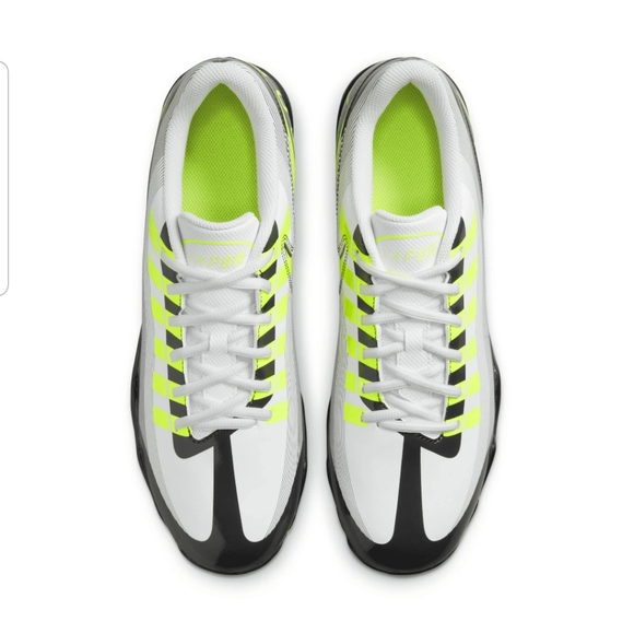 NIKE Men's Vapor Edge Shark Football Cleats "Neon AM95" NEW - Picture 2 of 5